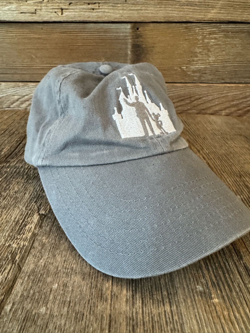 Disney kids baseball cap with silhouette of Walt Disney and Mickey Mouse